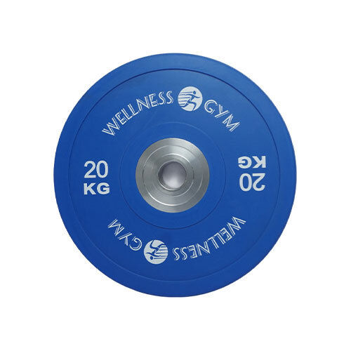 WG ACR 524 RUBBERISED COMPETITION BUMPER PLATE  (20 KG) Blue color