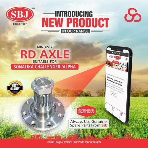 Rd Axle Suitable For Sonalika Challenger/ Alpha