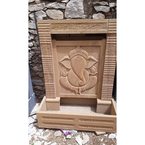 Customised Sand Stone Ganesh Water Fountain