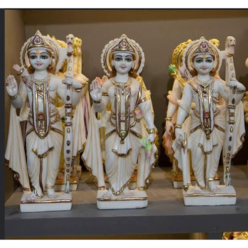 Lord Ram Darbar Marble Murti