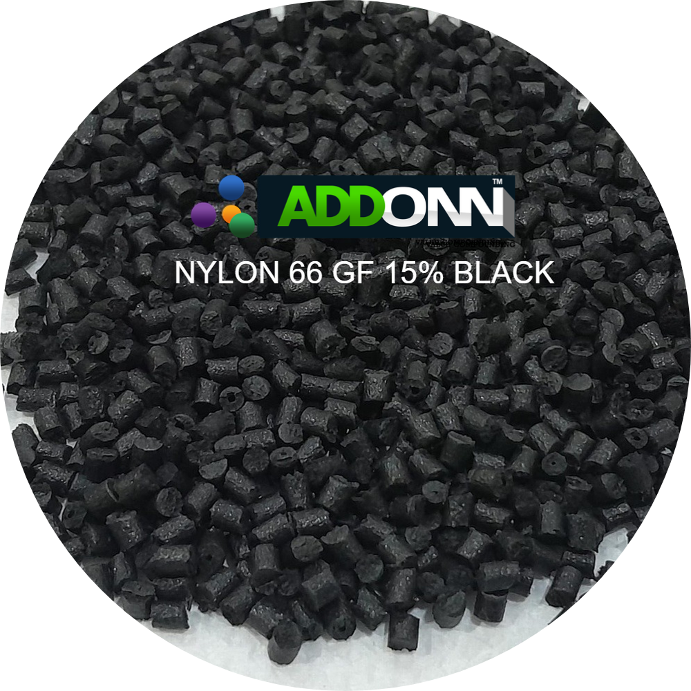 Reprocessed Nylon 66 GF 15% Black Pllastic Pellets