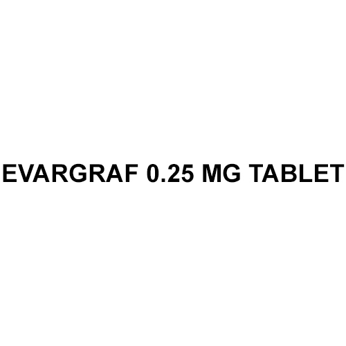 Evargraf 0.25 mg Tablet