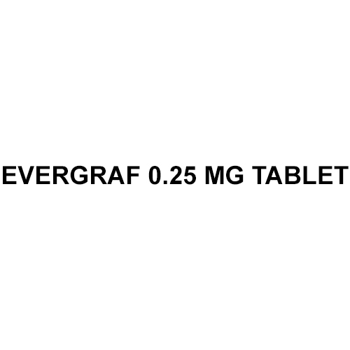 Evergraf 0.25 mg Tablet