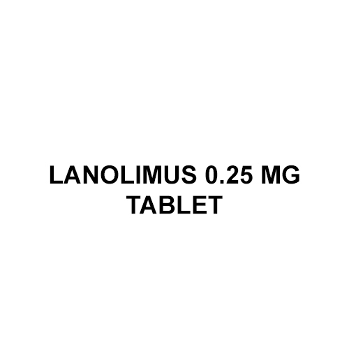 Lanolimus 0.25 mg Tablet