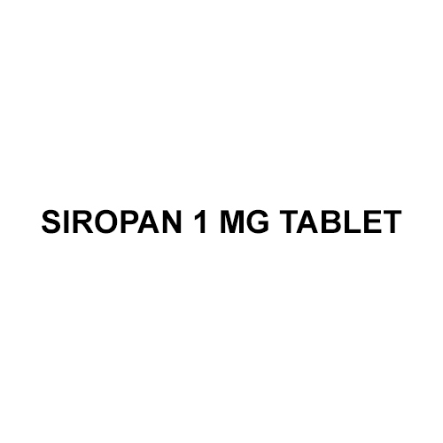 Siropan 1 mg Tablet