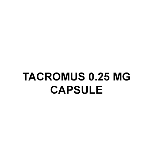 Tacromus 0.25 mg Capsule