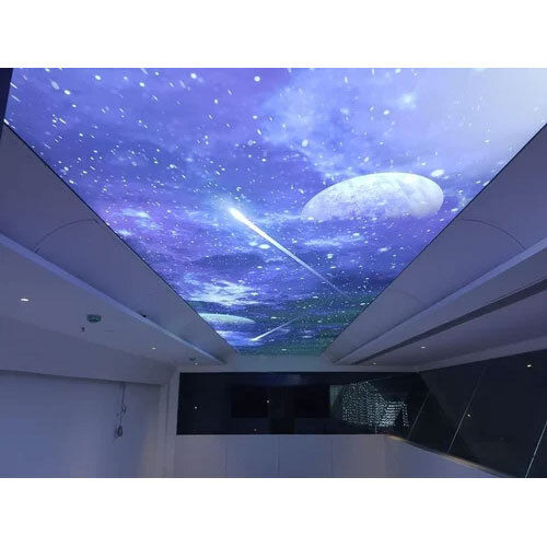 Pvc Fabric Stretch Sky 3d Ceiling Size: Different Available