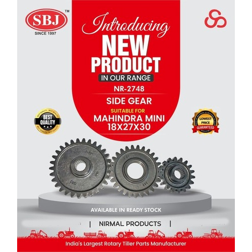 Side Gear Suitable For Mahindra Mini - Color: Silver