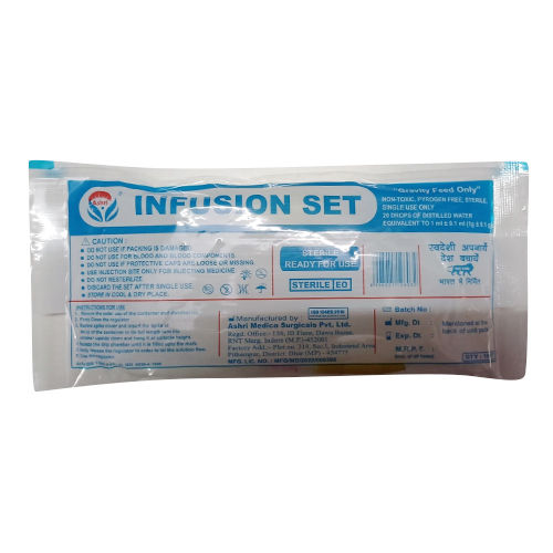 Medical Infusion Set - Color: As Per Availability