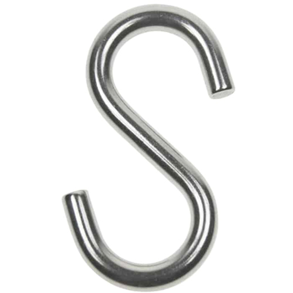 Stainless Steel S Hook - Durable Stainless Steel, Customized Size | Premium Quality, Versatile Organization Solution for Kitchens and Workshops