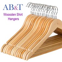 Wooden Shirt Hanger For Hotels - Color: Natrual Colour