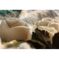 Rose flower Candles