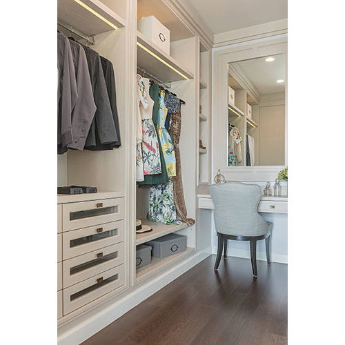 Brown Wardrobe Walk In Closet