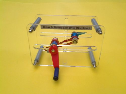 Crank and Slotted link Drive (Oscillator) For Engineering Lab / School Lab Model