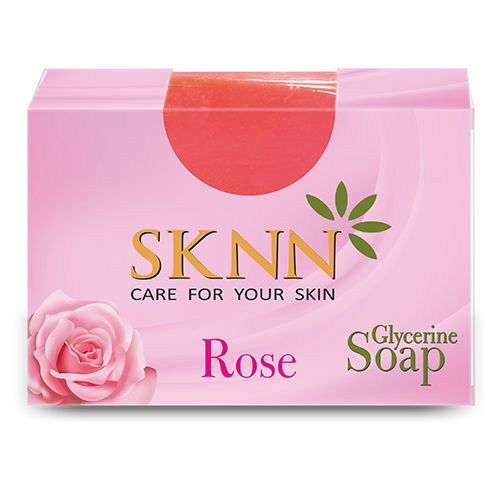 SKNN Glycerine Soap Rose 100gm