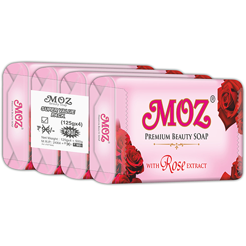 MOZ Bath Soap Rose 125 gm
