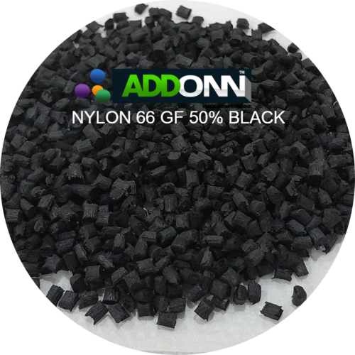 Recycled Nylon 66 Reinforcement 50% Black Pellets