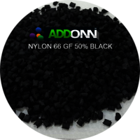 Recycled Nylon 66 Reinforcement 50% Black Pellets