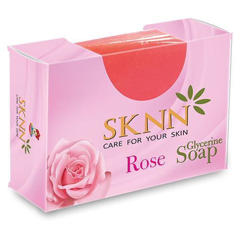SKNN Glycerine Soap Rose 100gm