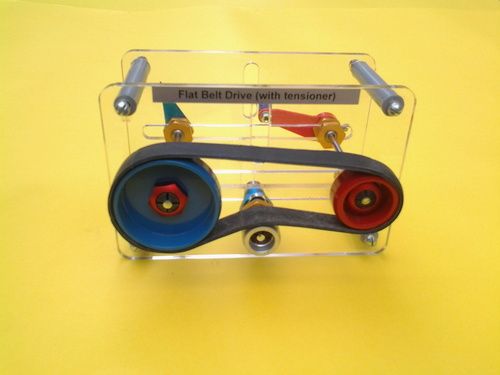 Flat Belt Drive (With Tensioner ) For Engineering Lab / School Lab Model