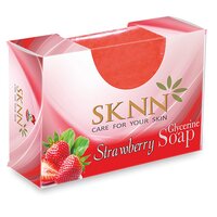 SKNN Glycerine Soap Strawberry 100gm
