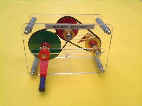 Belt Drive- Two Stage For Engineering Lab / School Lab Model