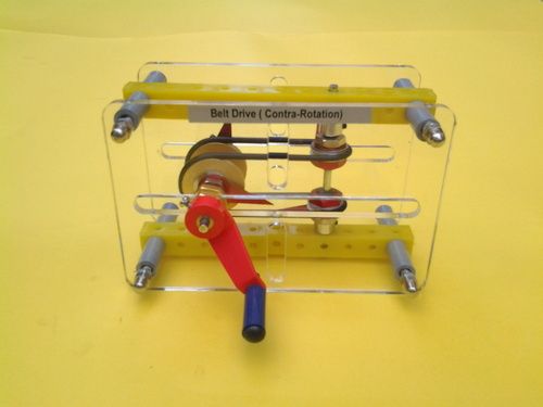 Belt Drive (Contra-Rotation) For Engineering Lab / School Lab Model