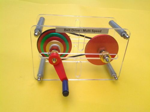 Belt Drive - Multispeed For Engineering Lab / School Lab Model