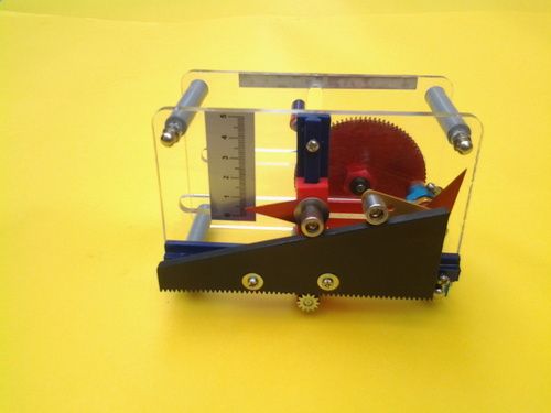 Sliding Wedge Gear with Straight line and Arcuate output For Engineering Lab / School Lab Model