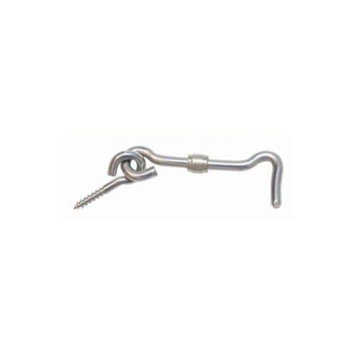 Silver S S Wood Screw Gate Hook