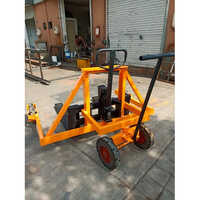 Rough Terrain Pallet Truck - Standard Size Hydraulic Tool, Durable Yellow Design for Industrial & Commercial Use - Includes Warranty