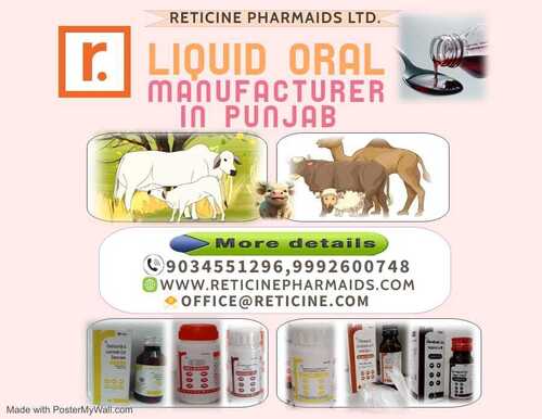 LIQUID ORAL MANUFACTURER IN PUNJAB