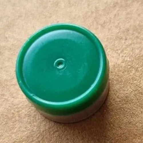 13mm Dark Green Flip Off Seal Cap