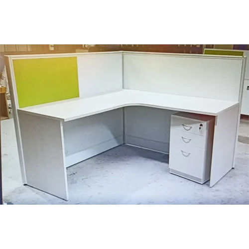 White L Shape Executive Office Desk