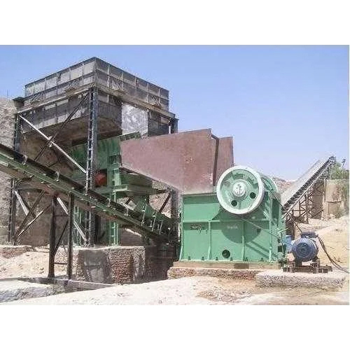 Industrial Stone Crusher Plant - Stainless Steel, Semi-Automatic, Electric Drive, Frequency Speed Control, 220-240 Volt, Warranty Included