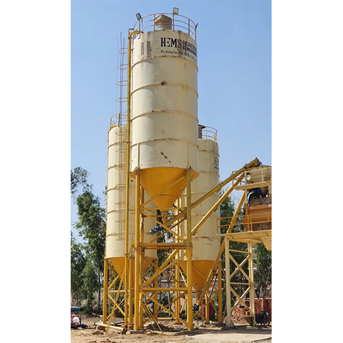 150 Ton Cement And Fly Ash Silo - Color: White