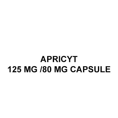 Apricyt 125 mg -80 mg Capsule