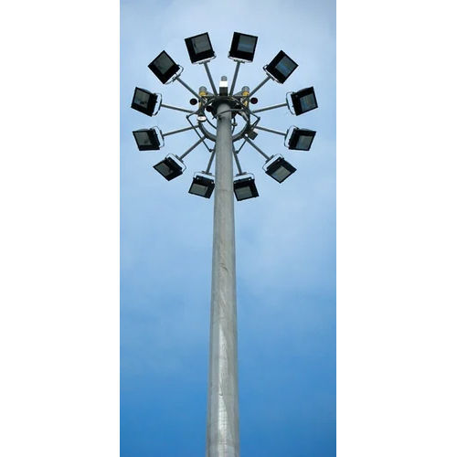 Cool White Highmast Light Pole