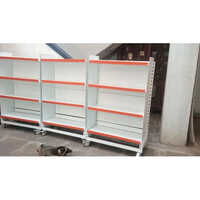 4 Shelves Supermarket Display Rack - Capacity: 50 Kg