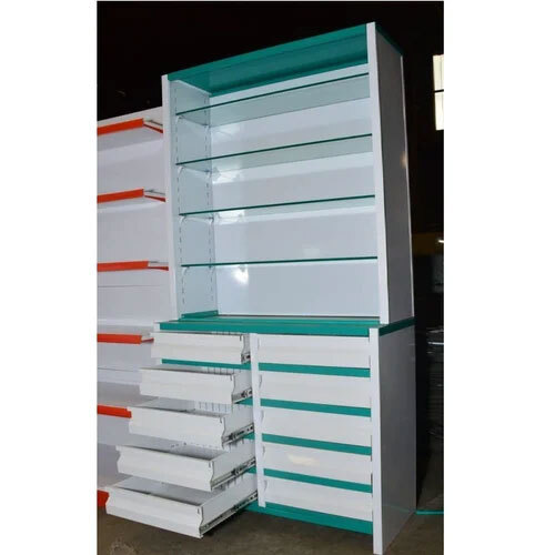 3X6 FEET Medical Wall Rack with Full Drawer
