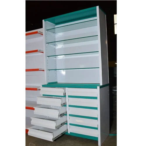 3X6 FEET Medical Wall Rack with Full Drawer