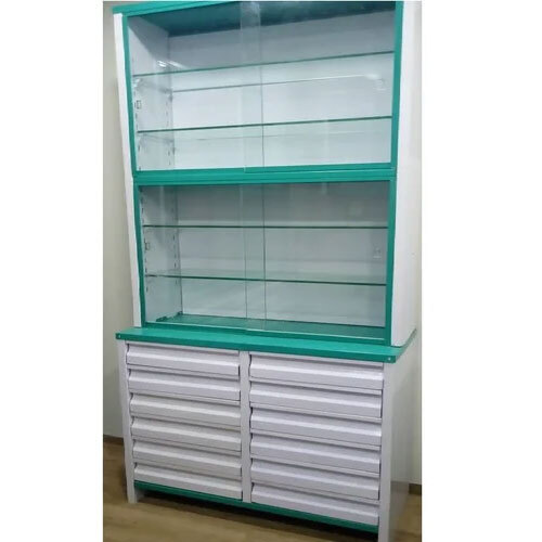 4X8 Feet Medical Wall Rack with Full Drawer