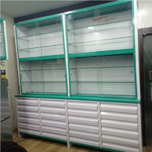 3 X 9 Feet Medical Rack With Drawers