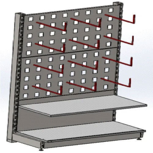 Hanging Rack With Shelf