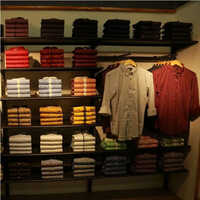 Garment Display Wall Rack - Color: As Per Customer Choice