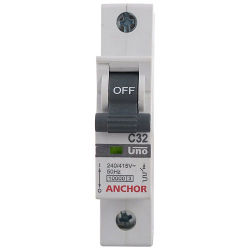 Multicolored Single Pole Anchor MCB Switches 6A 240V for DIN Rail