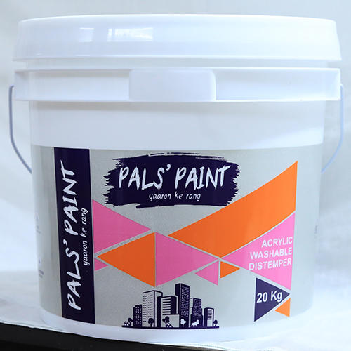 5 Kg Acrylic Washable Distemper - Application: Walll Paint