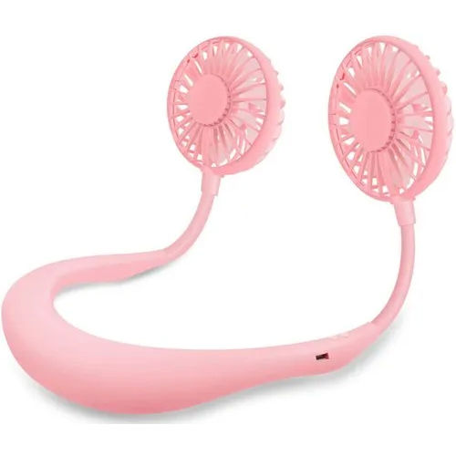 Portable Personal Neck-Hanging Rechargeable Neckband Cooling fan