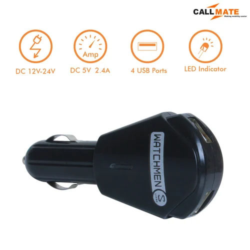 4 USB Watchmen Car Charger