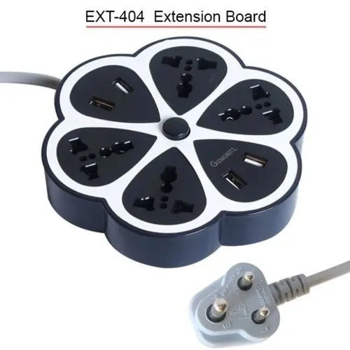 Extension Board 6 Sockets USB